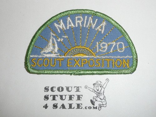 Crescent Bay Area Council, 1970 Marina District Scout Exposition Patch