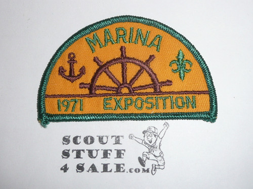 Crescent Bay Area Council, 1971 Marina District Scout Exposition Patch