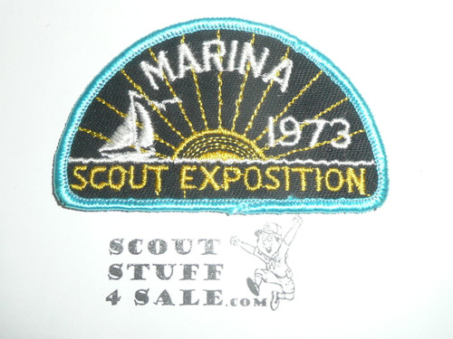 Crescent Bay Area Council, 1973 Marina District Scout Exposition Patch