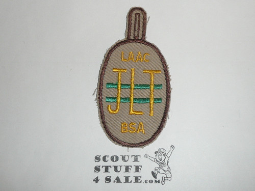 Los Angeles Area Council, Junior Leader Training Patch, with button loop