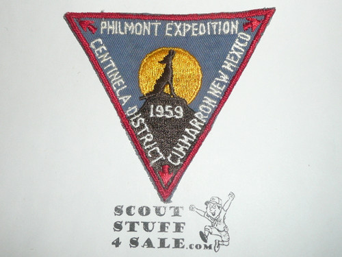 Centinela District Philmont Scout Ranch Contingent Patch, 1959, Los Angeles Area Council, Boy Scout