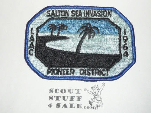 Los Angeles Area Council, Pioneer District Salton Sea Invasion Patch, 1964