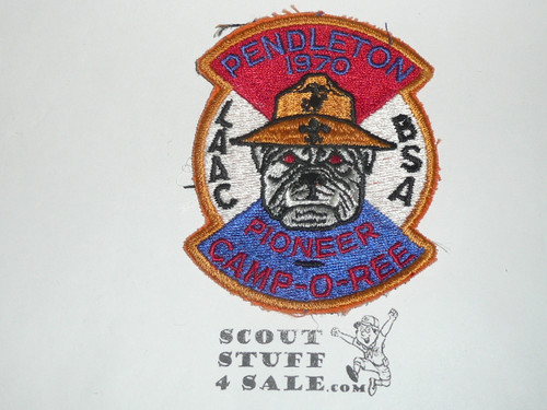 Los Angeles Area Council, Pioneer District Pendleton Camp-O-Ree Patch, 1970