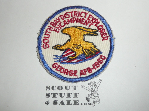 Los Angeles Area Council, South Bay District Explorer Encampment Patch, 1960