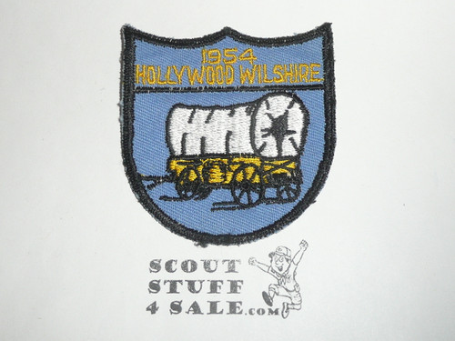 Los Angeles Area Council, Hollywood Wilshire District Patch, 1954