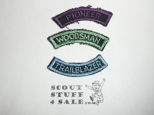 Los Angeles Area Council, Woodsman Trailblazer and Pioneer Segment Patches