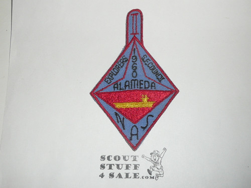 1960 San Francisco Bay Area Council Explorer Encampment Patch, Alameda NAS