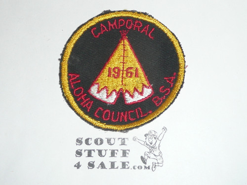 Aloha Council Camporal Patch, 1961