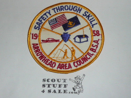 Arrowhead Area Council Scout-O-Rama Patch, 1958