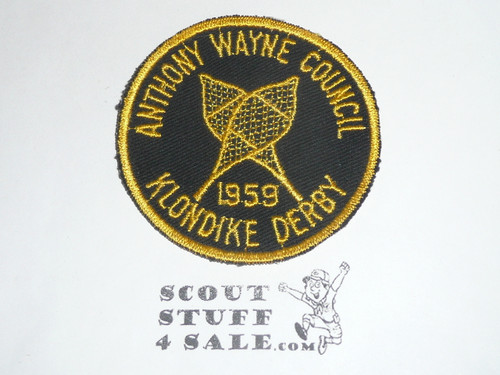 Anthony Wayne Council Klondike Derby Patch, 1959