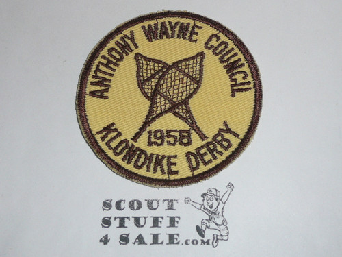 Anthony Wayne Council Klondike Derby Patch, 1958