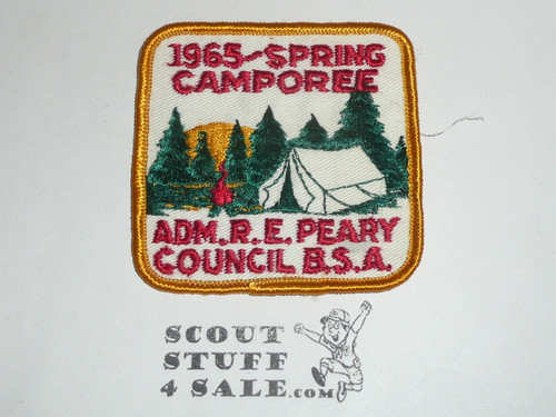 Admiral Richard E. Perry Council Camporee Patch, 1965