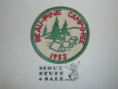 Beau-Pine Camporee Patch, 1953