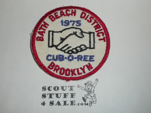 Brooklyn Council, Bath Beach District Cub-O-Ree Patch, 1975