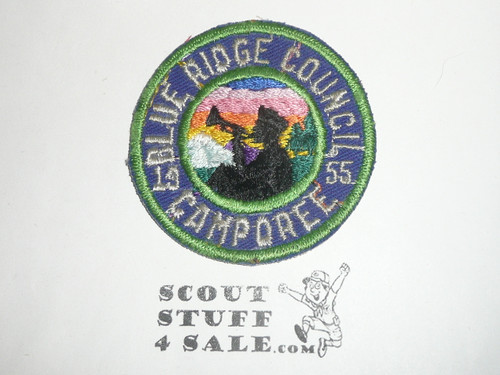 Blue Ridge Council Camporee Patch, 1955