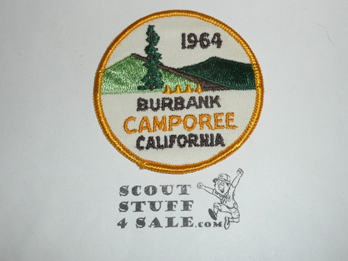 Verdugo Hills Council Burbank Camporee Patch, 1964
