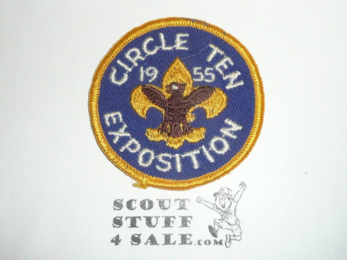 Circle Ten Council Exposition Patch, 1955