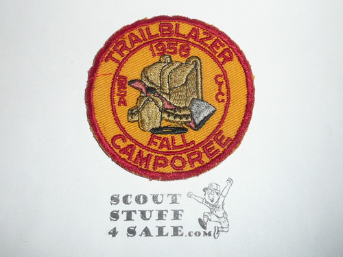 Central Indiana Council Trailblazer Camporee Patch, 1958