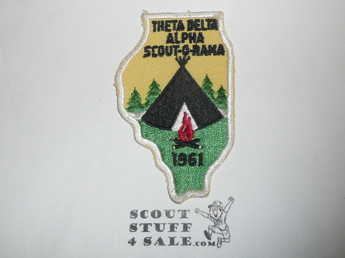 Chicago Area Council Theta Delta Alpha Scout-O-Rama Patch, 1961