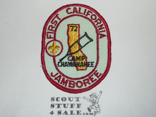 Camp Chawanakee First California Handicapped Jamboree Patch, 1972
