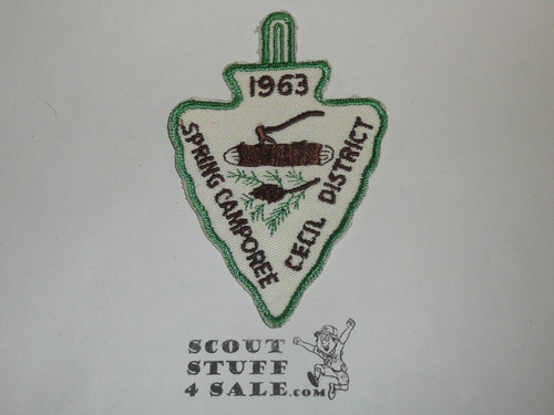 Cecil District Spring Camporee Patch, 1963