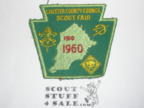 Chester County Council Scout Fair Patch, 1960