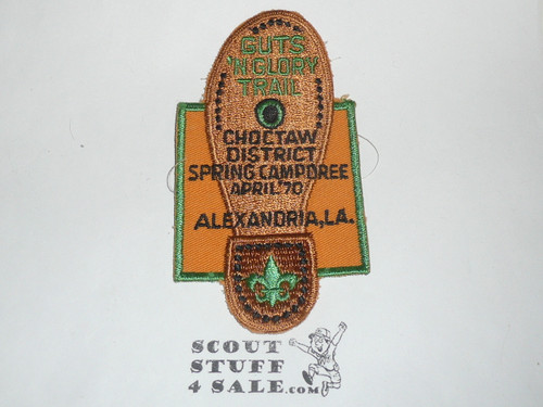 Choctaw District Spring Camporee Patch, 1970