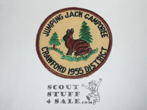 Crawford District Camporee Patch, 1955