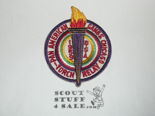 Chicago Pan American Games Torch Relay Boy Scout Patch, 1959