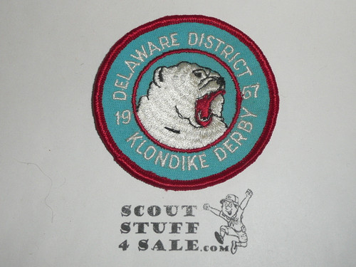 Delaware District Klondike Derby Patch, 1957