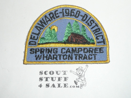 Delaware District Spring Camporee Patch, 1960