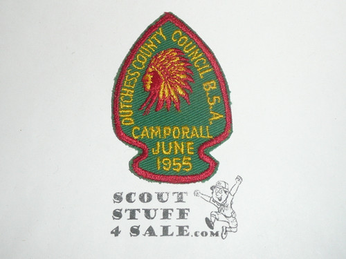 Dutchess County Council Camporall Patch, 1955