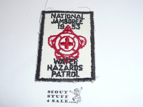 1953 National Jamboree Water Hazards Patrol Patch, used