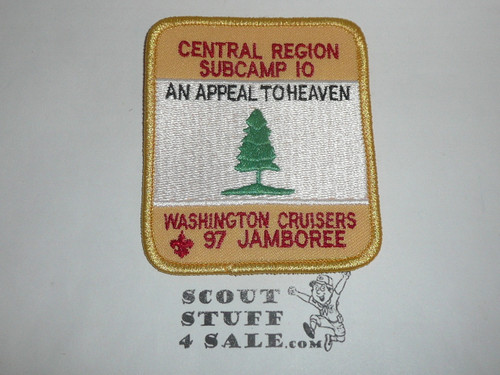 1997 National Jamboree Centralt Region Subcamp 10 Patch