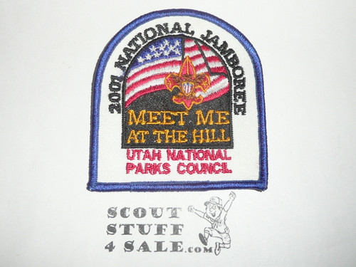2001 National Jamboree Meet Me At the Hill Patch, Utah National Parks Council