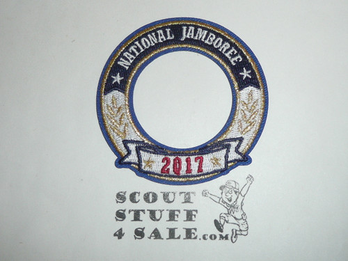 2017 National Jamboree Uniform World Crest Ring Patch