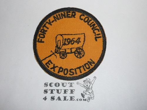 Forty Niner Council Exposition Patch, 1964