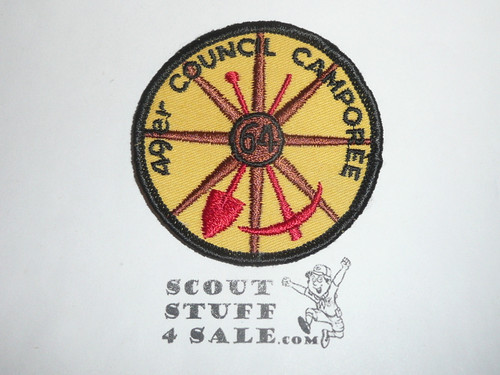 Forty Niner Council Camporee Patch, 1964