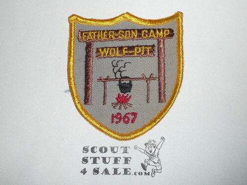 Father- Son Camp Wolf Pit Patch, 1967