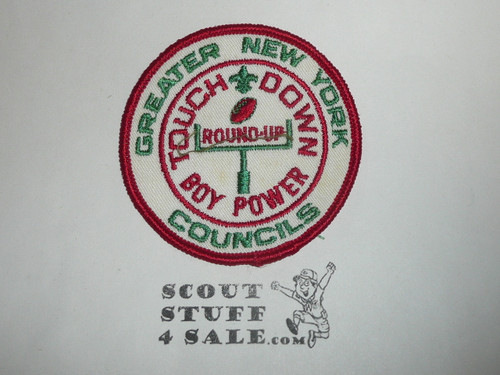 Greater New York Councils Boy Power Round-up Patch, 1970's