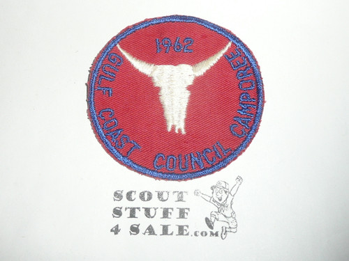 Gulf Coast Council Camporee Patch, 1962
