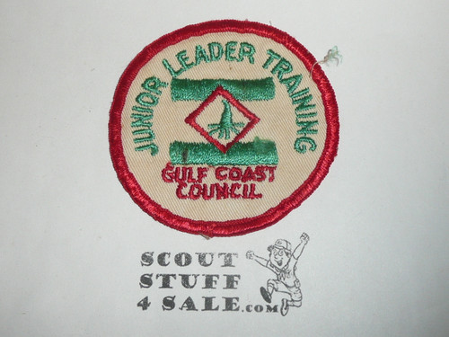 Gulf Coast Council Junior Leader Training Patch, used