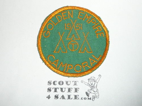 Golden Empire Council Camporee Patch, 1951