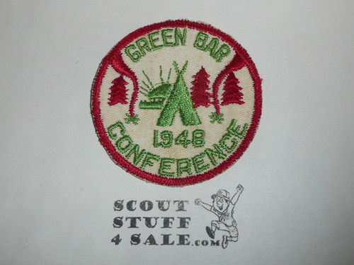 Green Bar Conference Patch, 1948