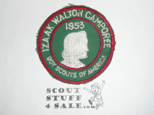 Izaak Walton Camporee Patch, 1953