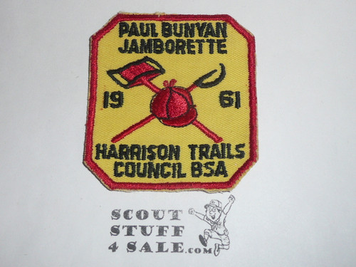 Harrison Trails Council Jamborette Patch, 1961