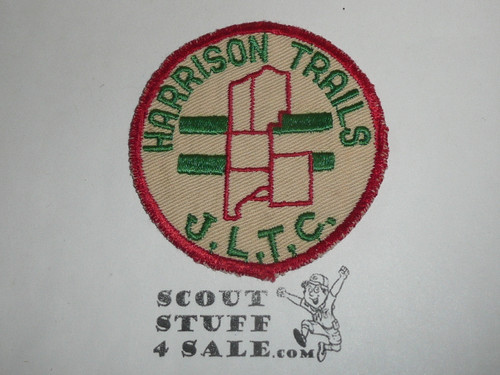 Harrison Trails Council Junior Leader Training Conference Patch, 1950's