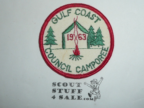 Gulf Coast Council Camporee Patch, 1963