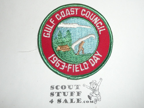 Gulf Coast Council Field Day Patch, 1963