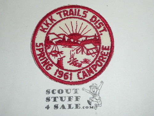 KKK Trails District Camporee Patch, 1961